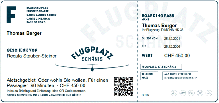 Give away a flight & MAKE THE EXPERIENCE POSSIBLE