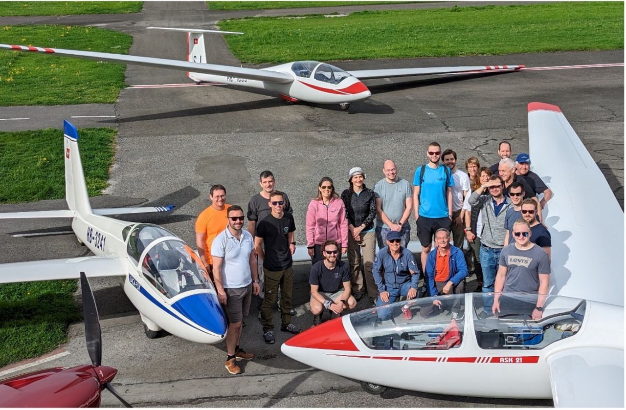 Am ersten April Wochenende fanden sich 11 Pilotinnen und Piloten in Schänis ein für den ersten Segelflugwettbewerb der Saison, den SAGA-Cup.