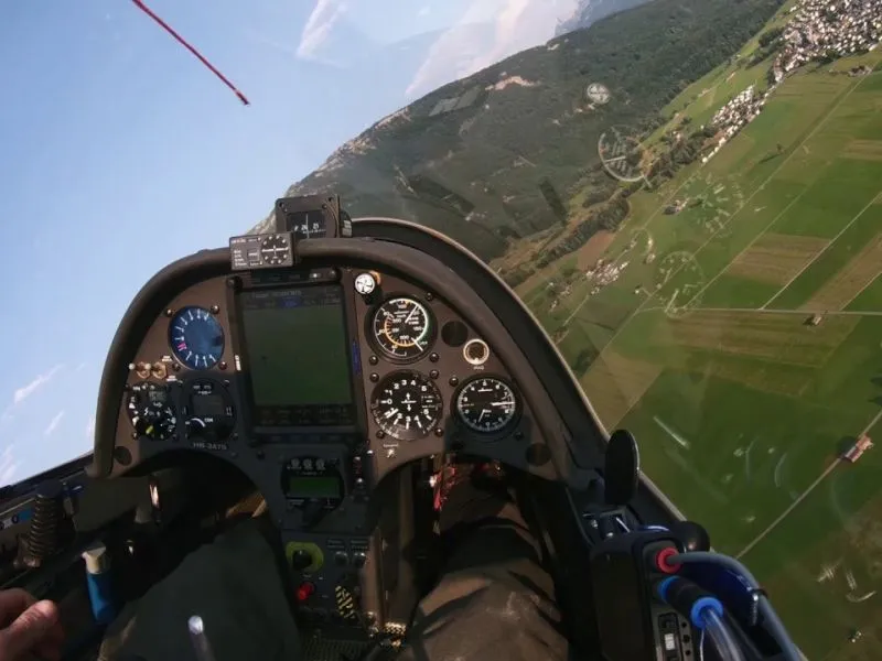 landung flugplatz schanis